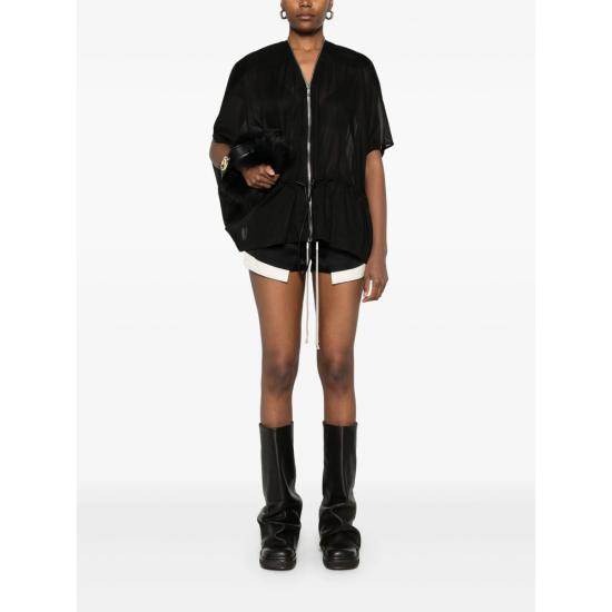 25SS 릭 오웬스 봄버 자켓 RP01E7733 CV 09 BLACK - RICK OWENS