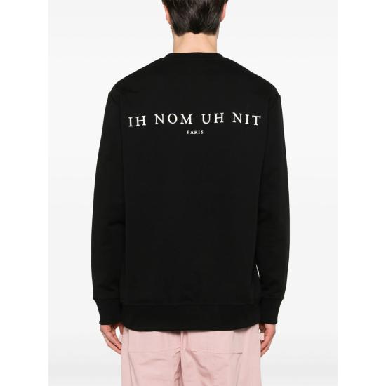 25SS 이놈어닛 긴팔 티셔츠 NUS25256 009 BLACK - IH NOM UH NIT