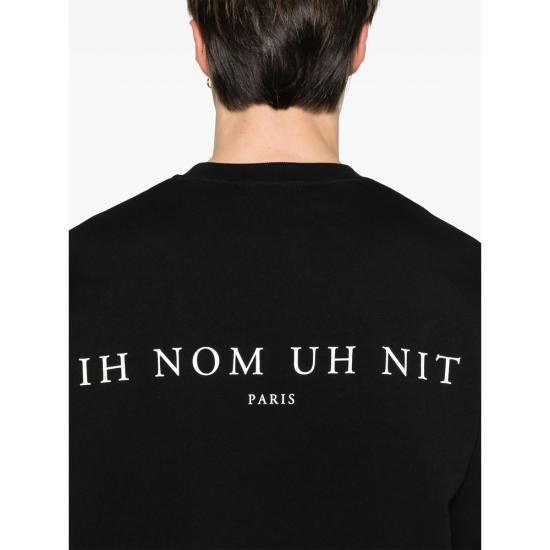 25SS 이놈어닛 긴팔 티셔츠 NUS25256 009 BLACK - IH NOM UH NIT