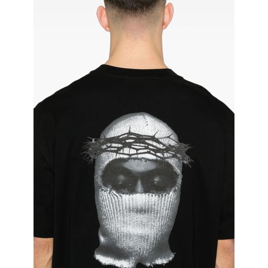 25SS 이놈어닛 반팔 티셔츠 NUS25233 009 BLACK - IH NOM UH NIT