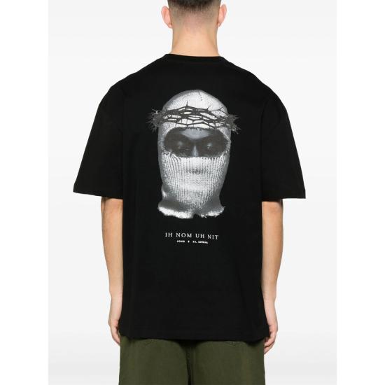 25SS 이놈어닛 반팔 티셔츠 NUS25233 009 BLACK - IH NOM UH NIT