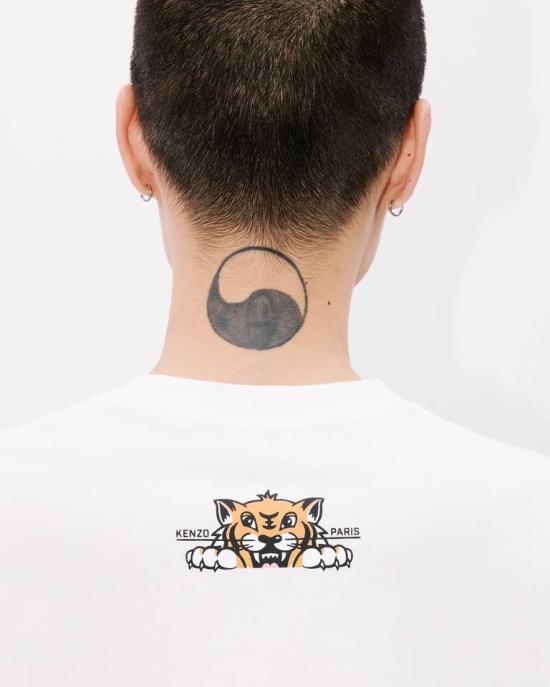 25SS 겐조 반팔 티셔츠 FF55TS5334SG 02 White - KENZO