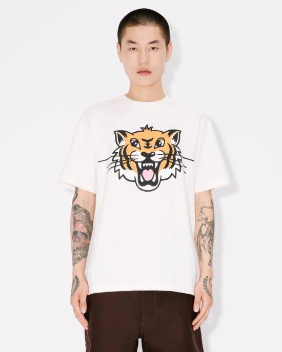 25SS 겐조 반팔 티셔츠 FF55TS5334SG 02 White - KENZO