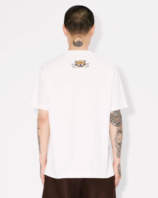 25SS 겐조 반팔 티셔츠 FF55TS5334SG 02 White - KENZO