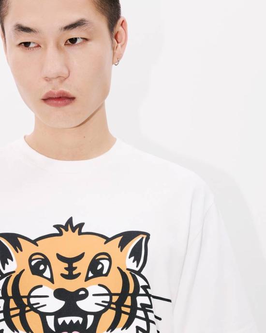 25SS 겐조 반팔 티셔츠 FF55TS5334SG 02 White - KENZO