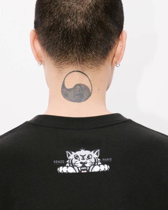 25SS 겐조 반팔 티셔츠 FF55TS5334SG 99J Black - KENZO