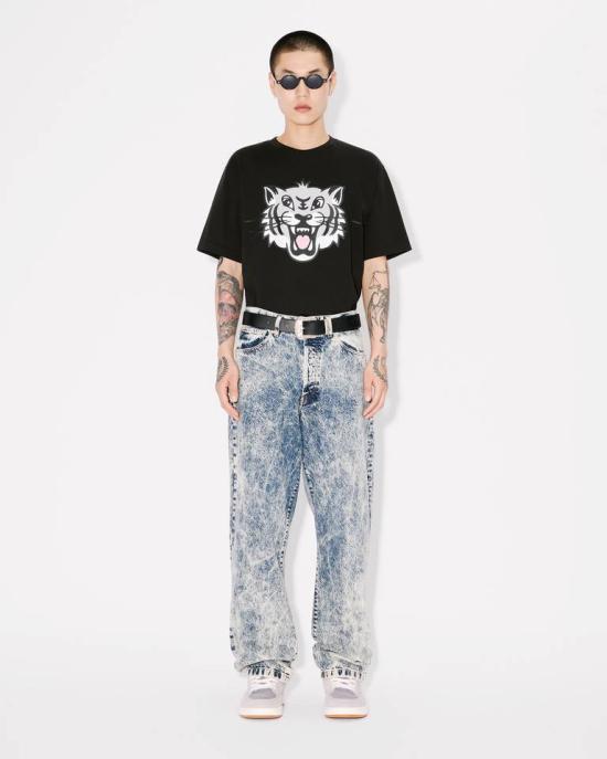 25SS 겐조 반팔 티셔츠 FF55TS5334SG 99J Black - KENZO