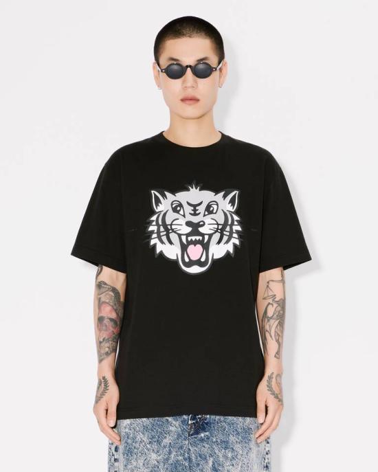 25SS 겐조 반팔 티셔츠 FF55TS5334SG 99J Black - KENZO