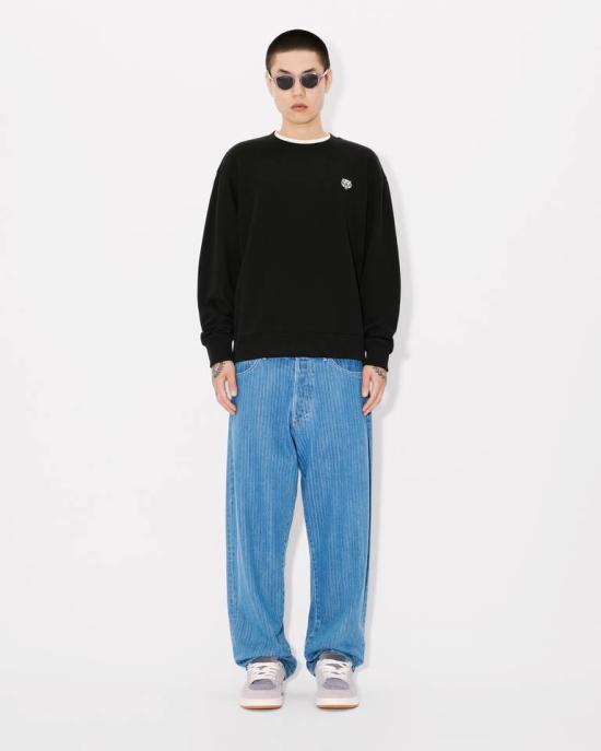 25SS 겐조 긴팔 티셔츠 FF55SW2624MF 99J Black - KENZO