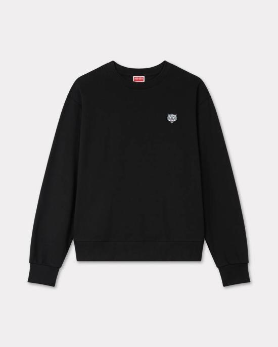 25SS 겐조 긴팔 티셔츠 FF55SW2624MF 99J Black