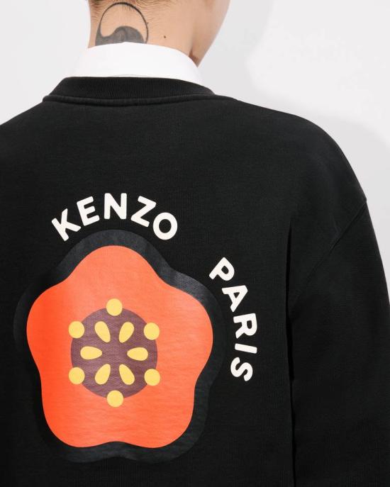 25SS 겐조 긴팔 티셔츠 FF55SW2674MC 99J Black - KENZO