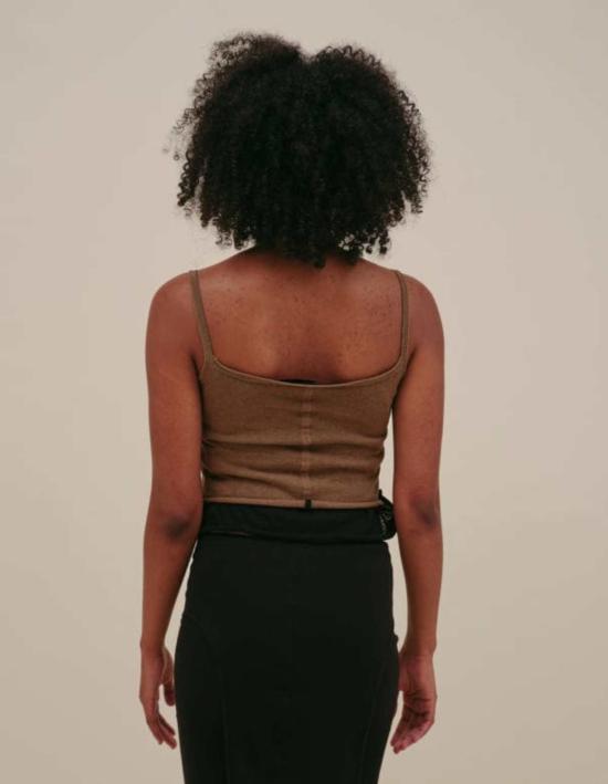  에크하우스 라타 민소매 티셔츠 Eckhaus Latta Branch 베일 탱크 - ECKHAUS LATTA