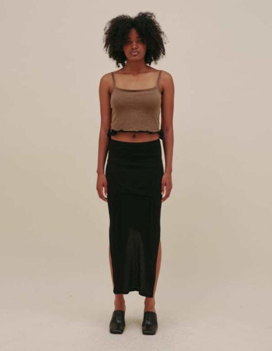  에크하우스 라타 민소매 티셔츠 Eckhaus Latta Branch 베일 탱크 - ECKHAUS LATTA