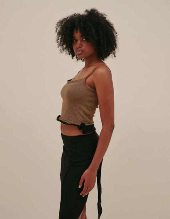  에크하우스 라타 민소매 티셔츠 Eckhaus Latta Branch 베일 탱크 - ECKHAUS LATTA