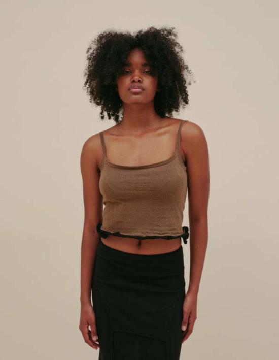  에크하우스 라타 민소매 티셔츠 Eckhaus Latta Branch 베일 탱크 - ECKHAUS LATTA