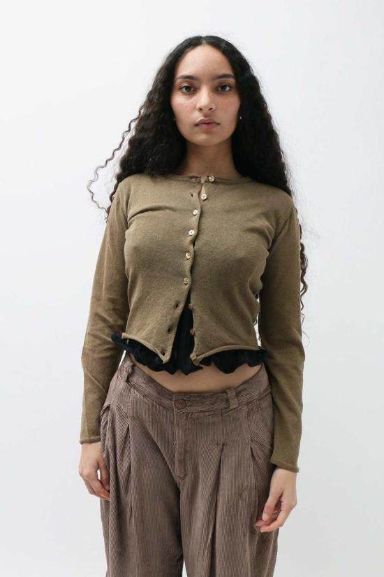  에크하우스 라타 가디건 Eckhaus Latta Branch 베일 카디건 - ECKHAUS LATTA