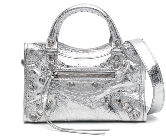 25SS 발렌시아가 토트백 8063952 AA9R8122 Silver