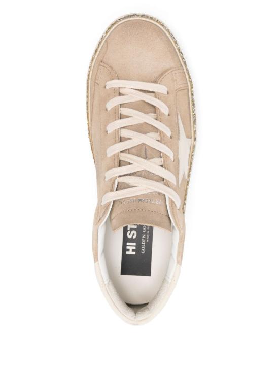 25SS 골든구스 하이스타 스니커즈  GWF00118 F00683315711 Desert cream - GOLDEN GOOSE