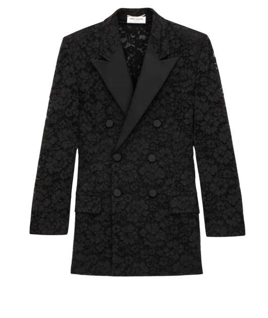 24FW 생로랑 코트 802140 Y9I521000 Black