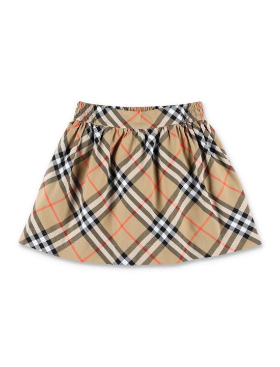 25SS [주니어] 버버리 스커트 8096413 B9368 SAND IP CHECK