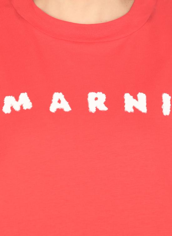 25SS 마르니 반팔 티셔츠 THJE0333P5 USCX42SLR63 Orange - MARNI