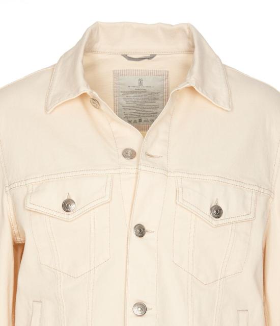 25SS 브루넬로 쿠치넬리 자켓 M277P6910C7019 WHITE - BRUNELLO CUCINELLI