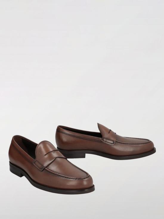 25SS 토즈 스탬프 모노그램 스웨이드 로퍼 XXM0ZF0Q920D9C S801 Brown - TODS