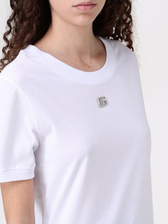 25SS 돌체앤가바나 반팔 티셔츠 F8N08ZG7B3U W0800 White - DOLCE & GABBANA