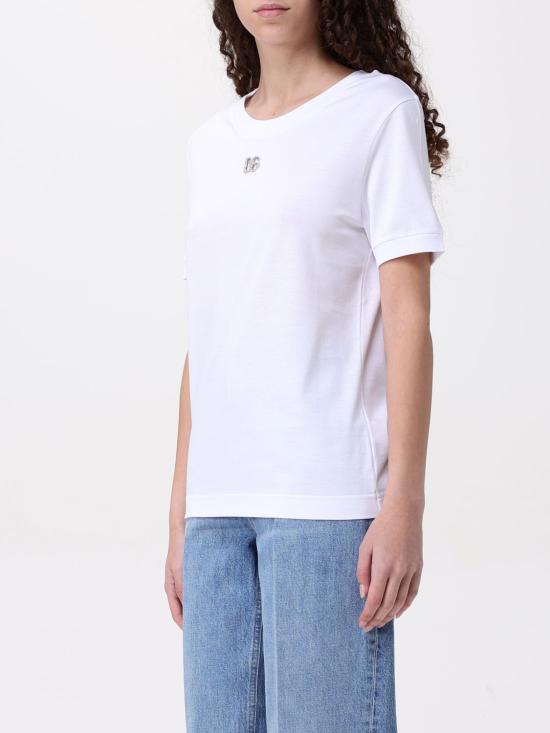 25SS 돌체앤가바나 반팔 티셔츠 F8N08ZG7B3U W0800 White - DOLCE & GABBANA