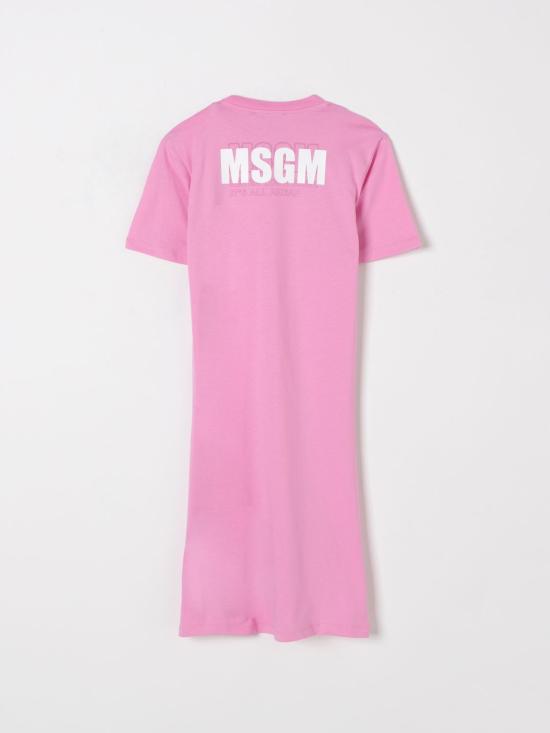 25FW [키즈] 엠에스지엠 원피스 S5MSJGDR077 MS003 Pink - MSGM