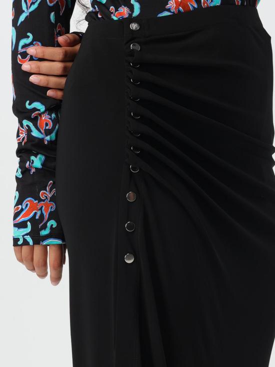 25FW 파코라반 롱 스커트 24AJJU515VI0386 P001 Black - PACO RABANNE