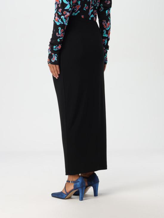 25FW 파코라반 롱 스커트 24AJJU515VI0386 P001 Black - PACO RABANNE