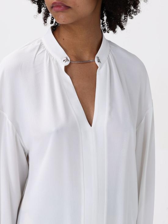 25FW 파트리지아페페 긴팔 티셔츠 8C0776A8I1 W146 White - PATRIZIA PEPE