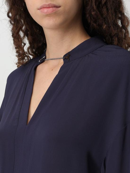 25FW 파트리지아페페 블라우스 8C0776A8I1 C789 Navy - PATRIZIA PEPE