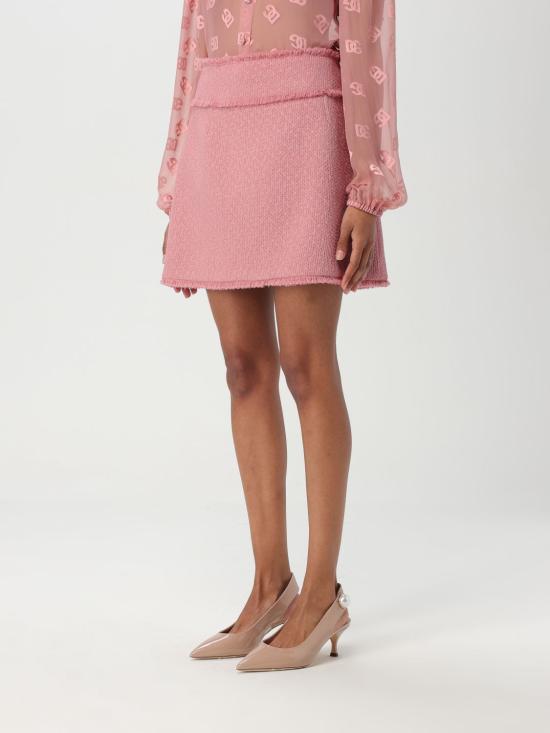 25SS 돌체앤가바나 숏 스커트 F4CR5THUMUA F0473 Pink - DOLCE & GABBANA