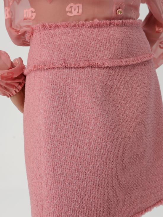25SS 돌체앤가바나 숏 스커트 F4CR5THUMUA F0473 Pink - DOLCE & GABBANA