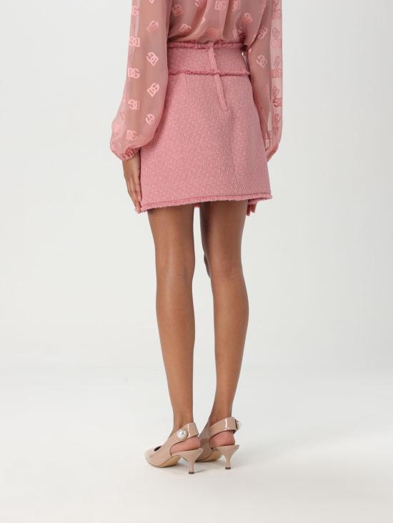 25SS 돌체앤가바나 숏 스커트 F4CR5THUMUA F0473 Pink - DOLCE & GABBANA
