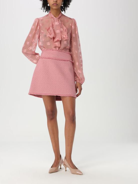 25SS 돌체앤가바나 블라우스 F5Q44TFJTBR F0473 Pink - DOLCE & GABBANA