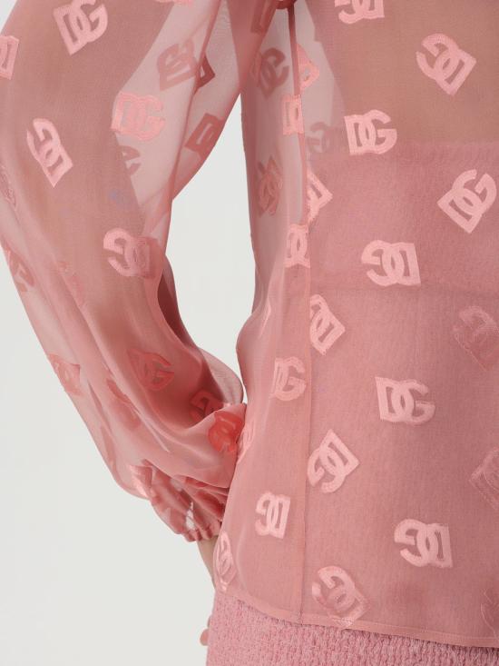 25SS 돌체앤가바나 블라우스 F5Q44TFJTBR F0473 Pink - DOLCE & GABBANA