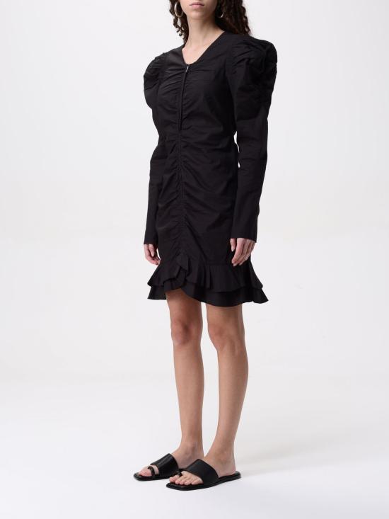 25FW 이자벨마랑에뚜왈 롱 원피스 RO0685FAC1J06E 01BK Black - ISABEL MARANT ETOILE