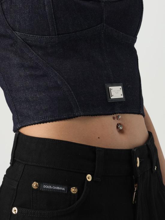 25SS 돌체앤가바나 민소매 티셔츠 F7W98DG8MS5 S9001 Blue - DOLCE & GABBANA