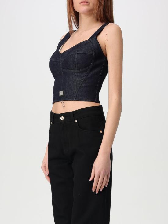 25SS 돌체앤가바나 민소매 티셔츠 F7W98DG8MS5 S9001 Blue - DOLCE & GABBANA