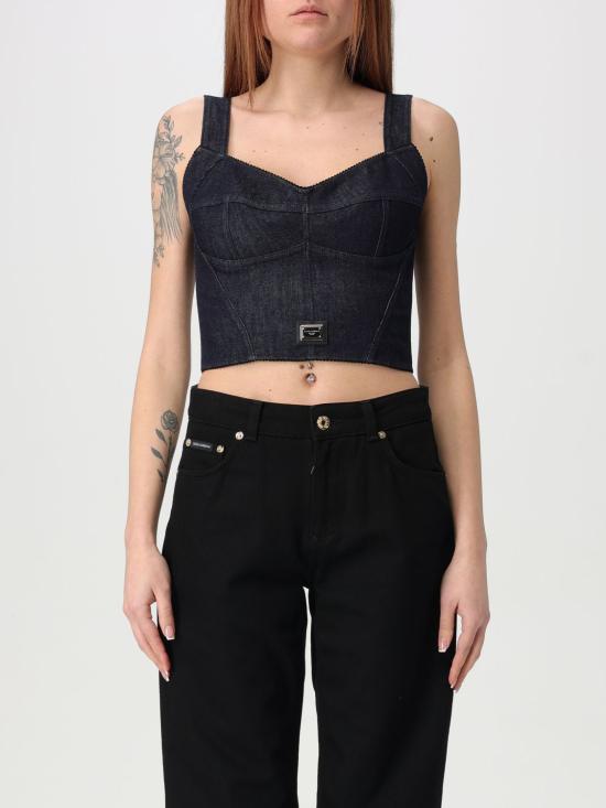 25SS 돌체앤가바나 민소매 티셔츠 F7W98DG8MS5 S9001 Blue