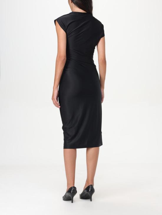 25FW 파코라반 미디 원피스 23AJRO007VI0267 P001 Black - PACO RABANNE