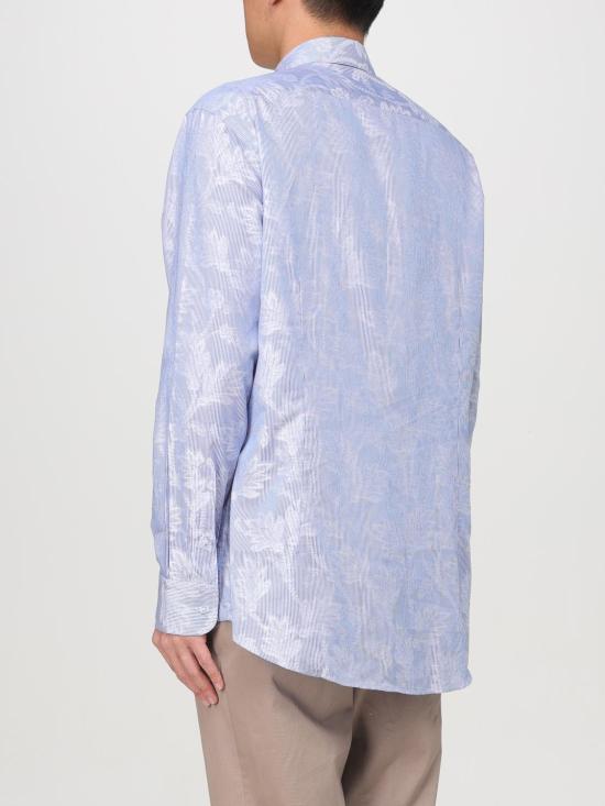 25FW 에트로 긴팔 셔츠 MRIB000199TJ532 S8461 Gnawed Blue - ETRO