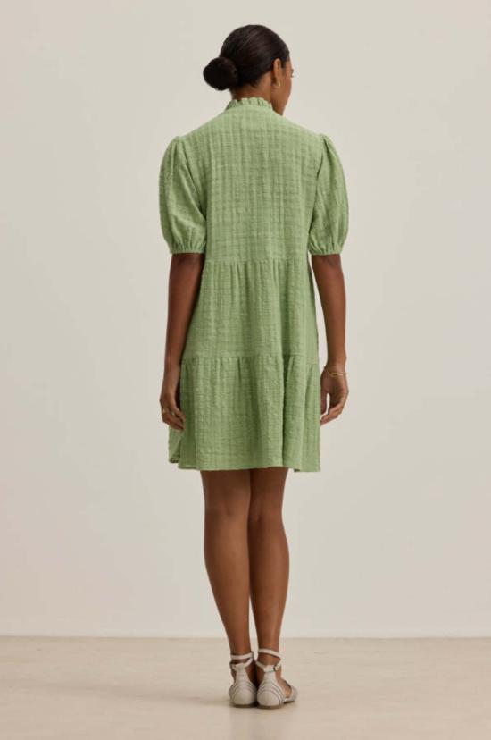  벨벳 숏 원피스 힐슨 드레스 세이지 - VELVET