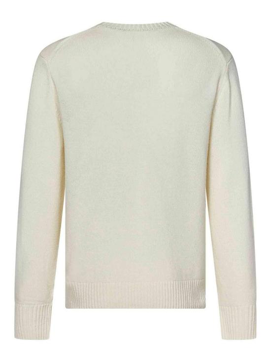 26FW 라코스테 크루넥 스웨터 AH2916XFJ WHITE - LACOSTE