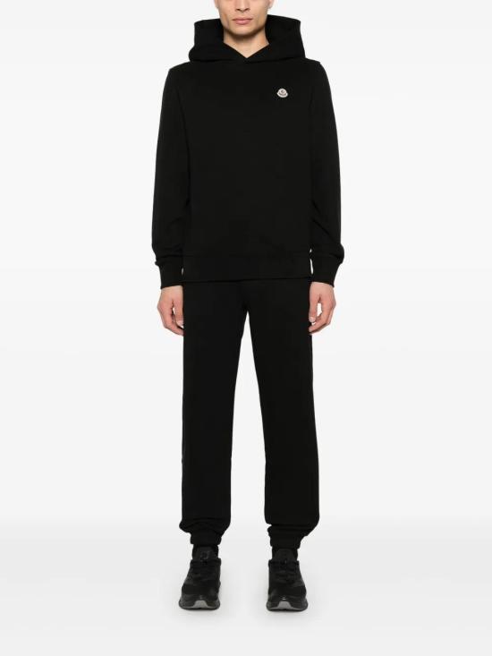  몽클레어 후드 티셔츠 K10918G0003589AUJ black - MONCLER