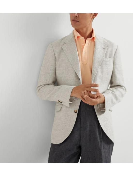  브루넬로 쿠치넬리 폴로 티셔츠 ME8543936C2122 - BRUNELLO CUCINELLI