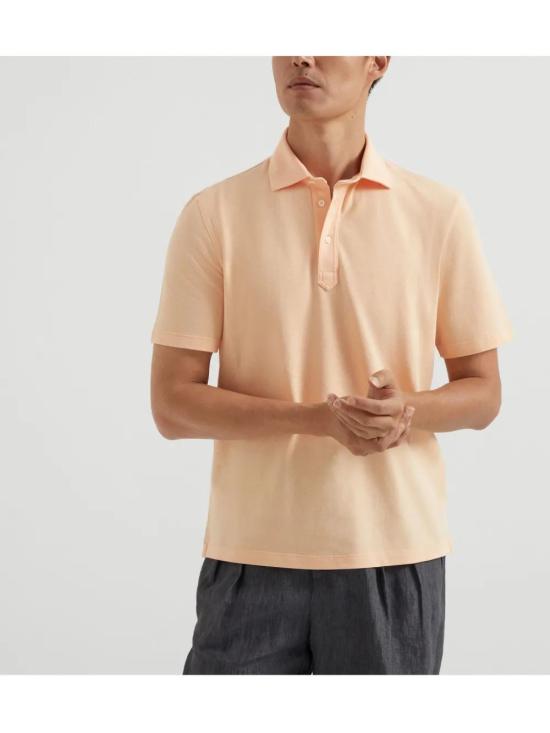  브루넬로 쿠치넬리 폴로 티셔츠 ME8543936C2122 - BRUNELLO CUCINELLI